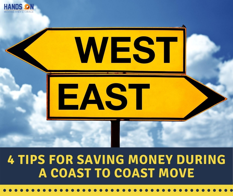 4 Tips for saving money during a coast to coast move
